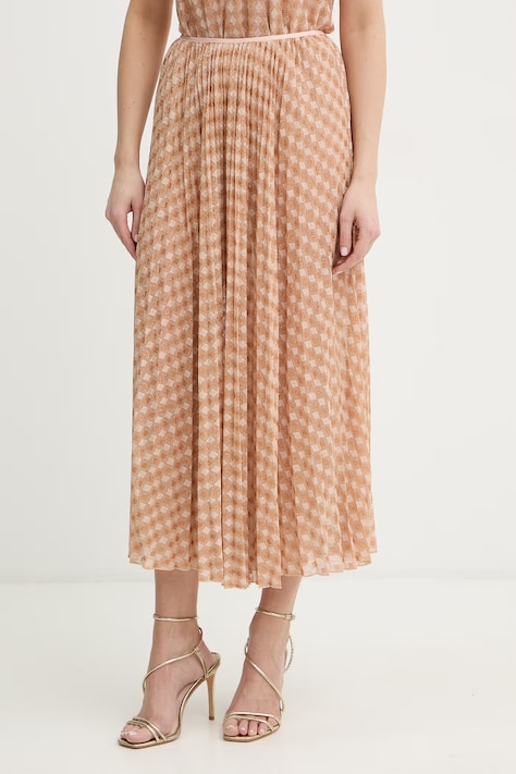 Forte Forte spódnica kolor pomarańczowy maxi rozkloszowana 14596.my.skirt