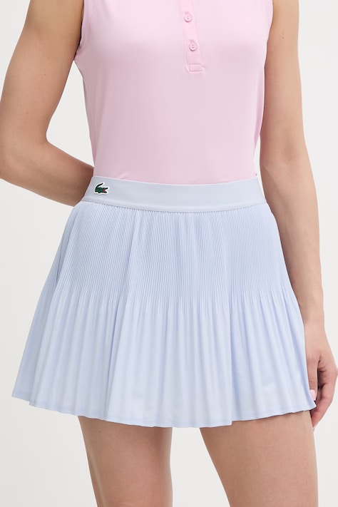 Lacoste fustă albastră simplă JF9990