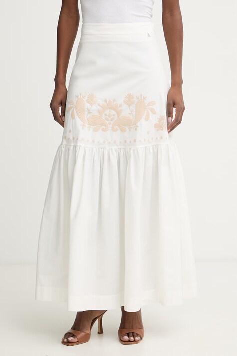 Twinset spódnica biała 261AT2040