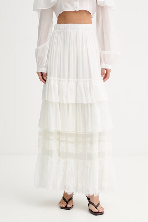 Aniye By szoknya selyemmel bézs sima 185158