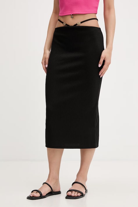 Guess fustă de plajă pentru femei NEREA neagră E6GD04 KG322