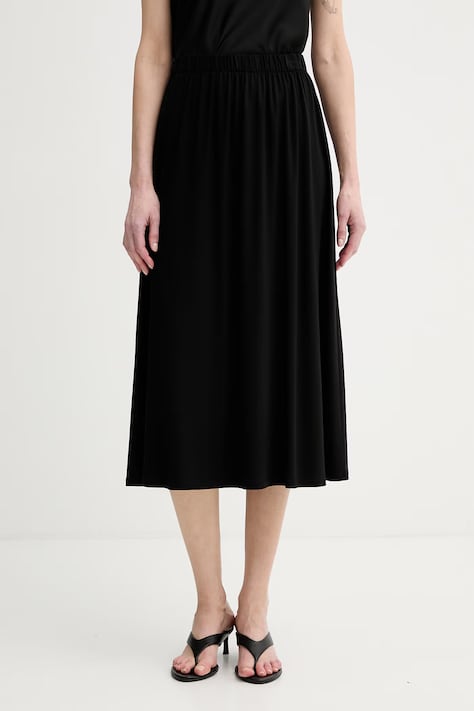 Marc O'Polo spódnica z wiskozy czarna gładka 5000009532