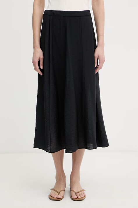 Marc O'Polo spódnica z wiskozy granatowa gładka 5000013108