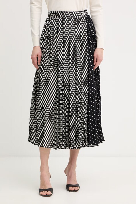 MAX&Co. spódnica MCORICAMO kolor czarny maxi rozkloszowana 2616101011200