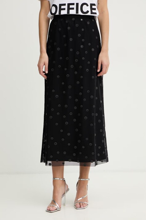 MAX&Co. spódnica MCOELISEO kolor czarny midi rozkloszowana 2616771011200