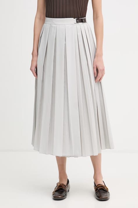 Max&Co. Spódnica kopertowa z bawełną MCORICORDO szara 2616101054200