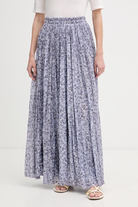 Max&Co. spódnica plisowana MCOELISIR fioletowa w kwiaty 2616771014200