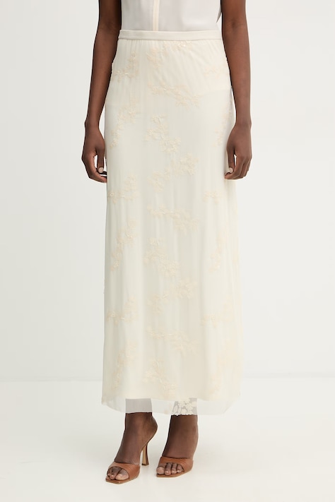 MAX&Co. szoknya MCOTRITONE bézs, maxi, egyenes, 2616771023200