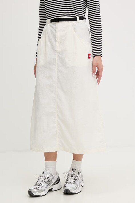 The North Face spódnica beżowa NF0A8FHEQLI1