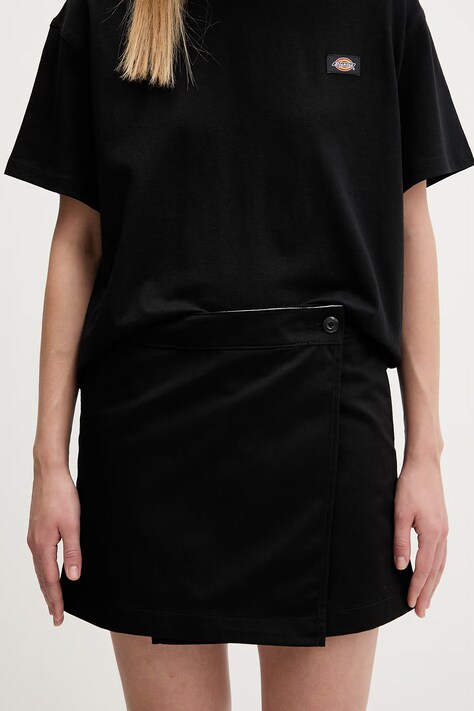 Dickies φούστα ντένιμ μαύρη απλή DK0A88PABLK1