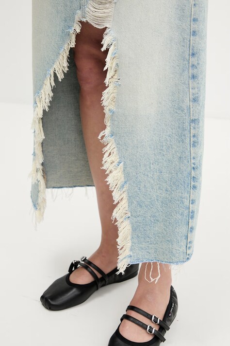 Karl Lagerfeld Jeans спідниця джинсова — SS26-SDD0JO, блакитний — фото 5