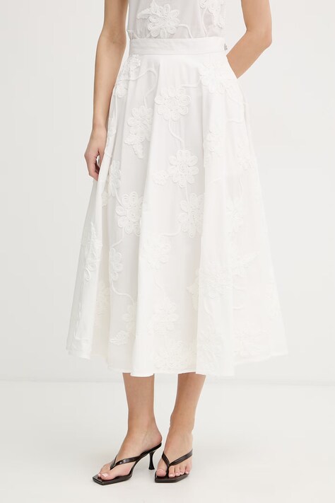 Rotate spódnica bawełniana biała 115557400