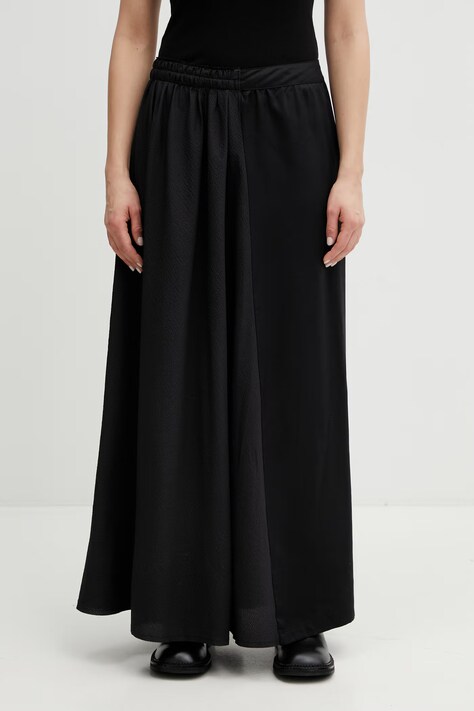 Our Legacy spódnica Beach kolor czarny maxi prosta W2264BDB