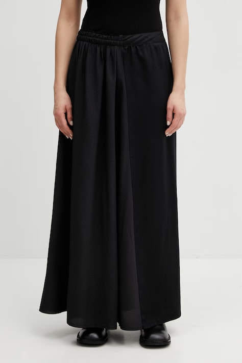 Our Legacy spódnica Beach kolor czarny maxi prosta W2264BDB