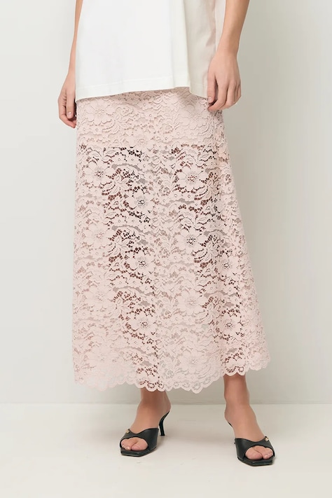 BIZUU spódnica MILKY różowa w kwiaty MILKY RÓŻOWY