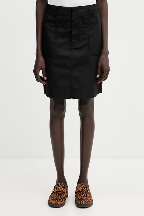 Carhartt WIP W' Postal Skirt spódnica trapezowa czarna gładka I036149.89XX