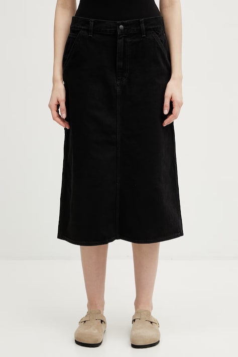 Carhartt WIP W' Single Knee Skirt spódnica jeansowa czarna I034224.8906