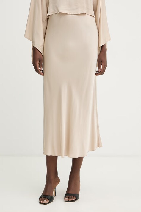 Haveone spódnica beżowa gładka GWG-Q006