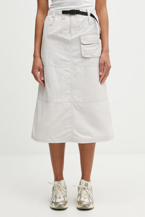 Gramicci NYLON UTILITY SKIRT spódnica z rozcięciem beżowa gładka G6SW.SK037