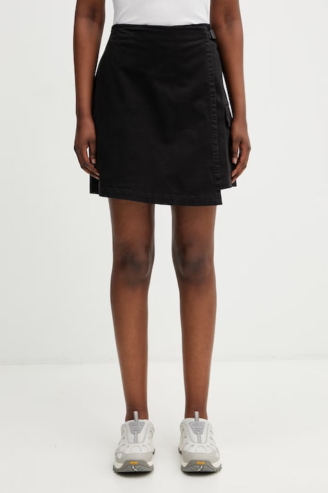 Gramicci G-SKORT φούστα-παντελόνι με βαμβάκι μαύρη απλή G5SW.P066