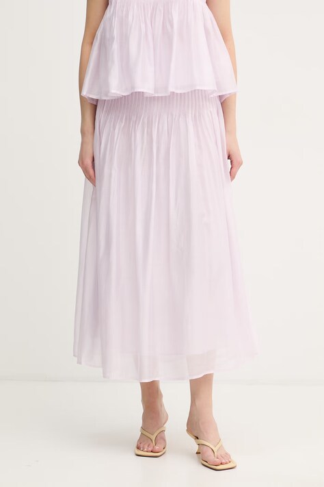 Hoss Intropia spódnica z lyocellem fioletowa gładka 8423031