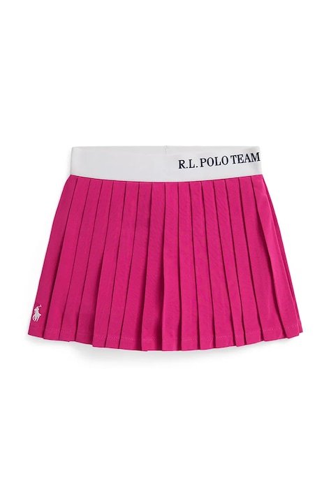 Polo Ralph Lauren fustă fete culoarea roz, mini, evazați, 312A96121001