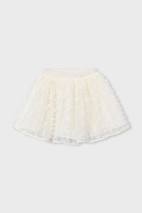 Mayoral fustă fete culoarea alb, mini, evazati, 3901