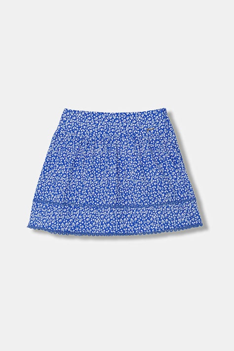 Guess spódnica dziecięca kolor niebieski mini rozkloszowana J6GD02 WG5S2