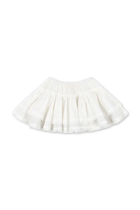 Konges Sløjd спідниця бавовняна MORA SKIRT GOTS — SS26-SDG02J, білий — фото 3