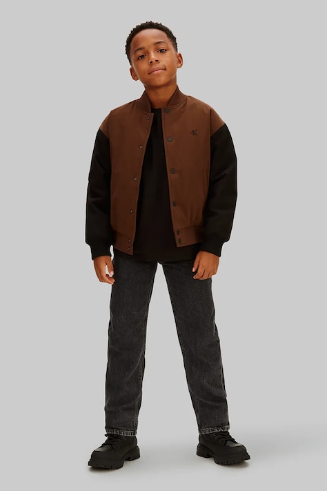 Detské rifle Calvin Klein Jeans STRAIGHT IB0IB02602