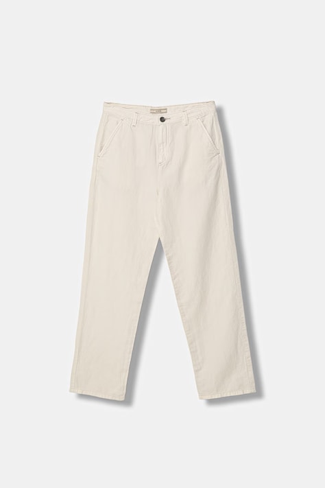 Guess pantaloni copii bumbac beji high waist L6GB01 WG5G0