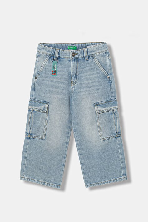United Colors of Benetton Τζιν χαλαρά Παιδικά μπλε 4KEHGF02X