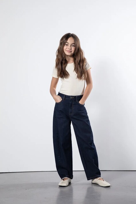 Coccodrillo kavbojke otroške mornarsko modre COLLECTION JEANS GIRL