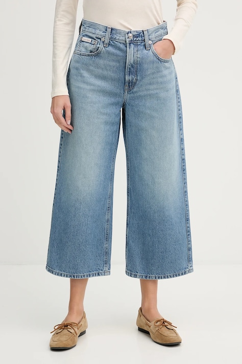 Rifle Calvin Klein Jeans vysoký pás, LV047E722G