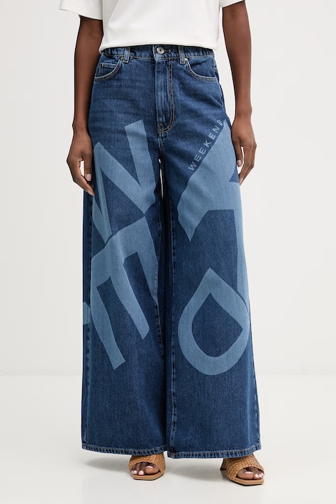 Weekend Max Mara jeans VORTICE culoarea bleumarin, 2615181011600
