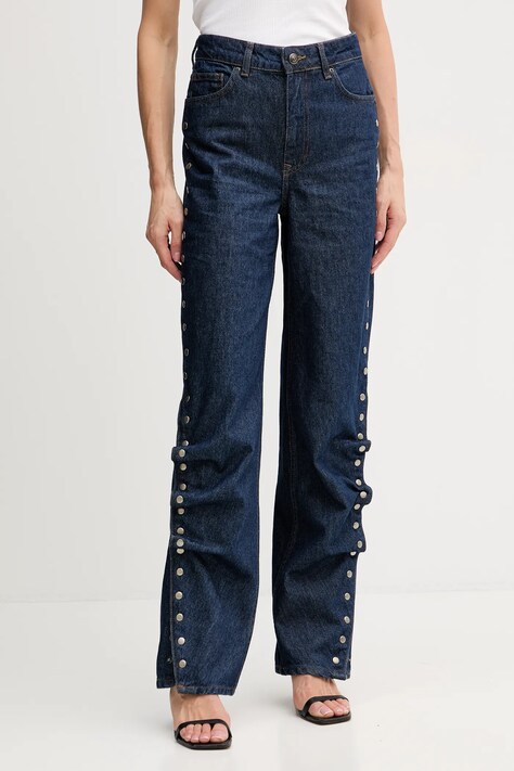 Rotate jeansy damskie kolor granatowy 114816D03