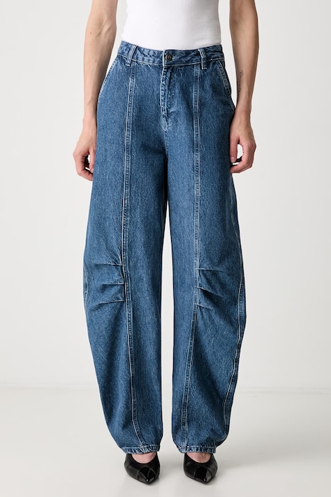 Rotate blugi relaxed fit pentru femei albaștri 1151711602