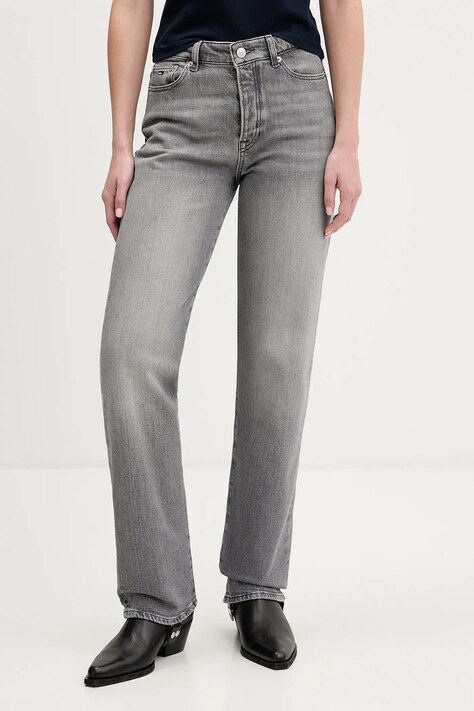 Traperice Tommy Jeans boja: siva, DW0DW22424