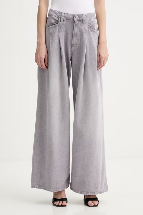 BOSS Orange jeansy C SLOUCHY 2PL MR 1.0 damskie kolor fioletowy 50552522