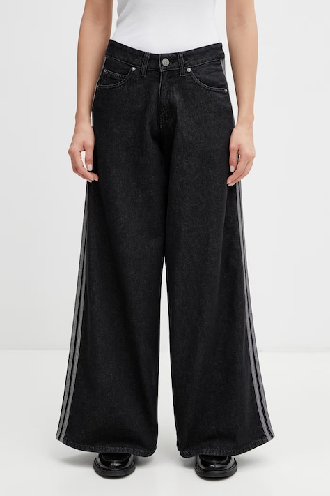 adidas Originals jeans Firebird donna colore nero KD2905