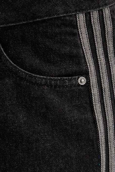 adidas Originals джинси wide leg жіночі Firebird — SS26-SJD03N, чорний — фото 4