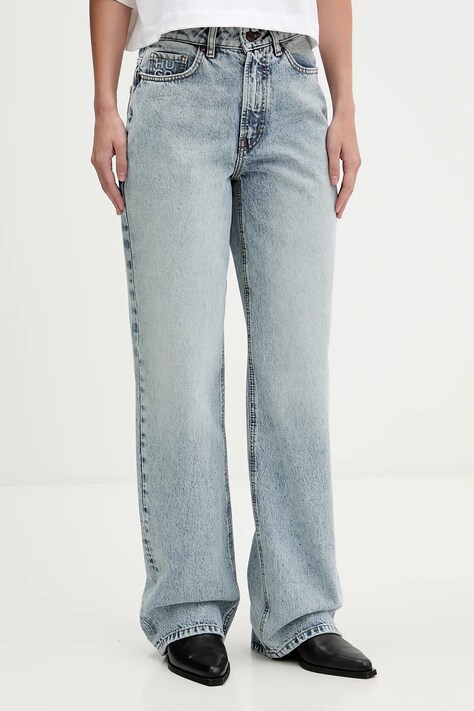 HUGO jeansy 937_14 damskie high waist 50556481