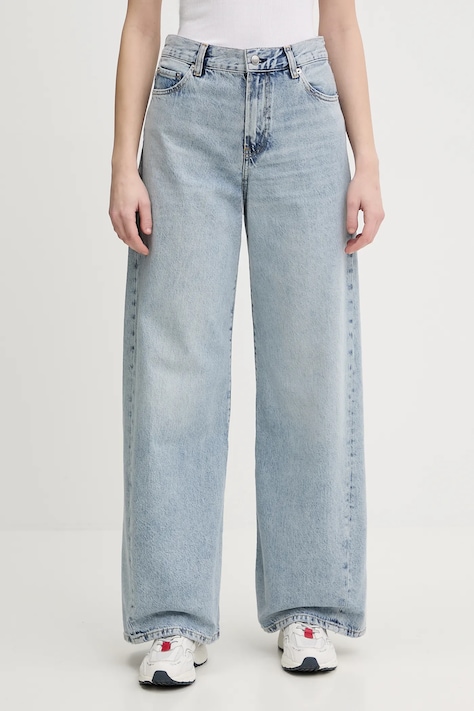 Tommy Hilfiger jeansy damskie kolor niebieski WW0WW48519