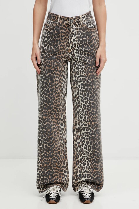 GANNI jeansy damskie high waist J1527