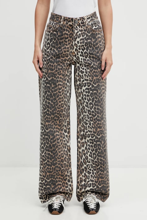 GANNI jeansy damskie high waist J1527