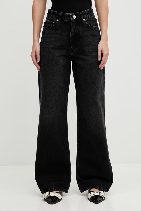 GANNI jeansy damskie high waist A1100086