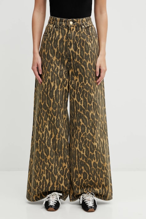 GANNI jeansy damskie high waist A1100033