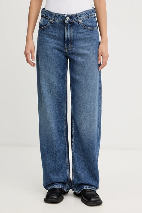 Marc O'Polo jeansy damskie kolor granatowy 5000007878