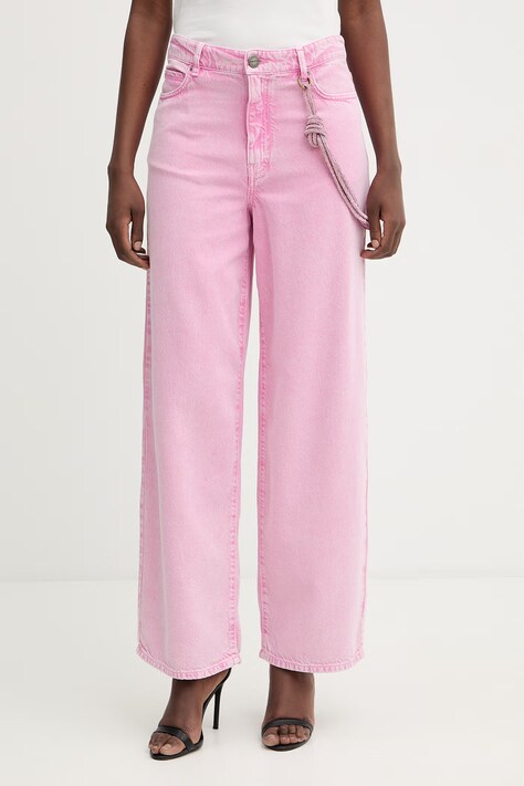 Τζιν παντελόνι Pinko χρώμα: ροζ, 104601 A33R