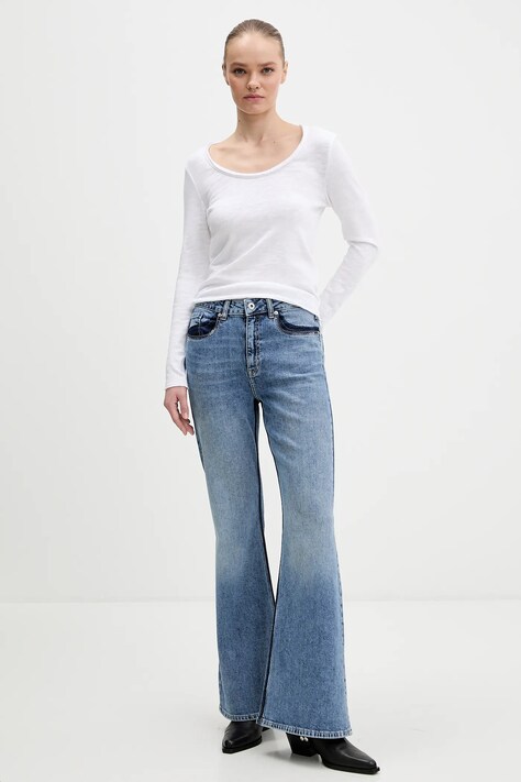 Джинси Karl Lagerfeld Jeans — SS26-SJD08E, блакитний — фото 2